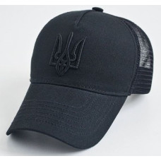 Кепка Сітка Тризуб Black