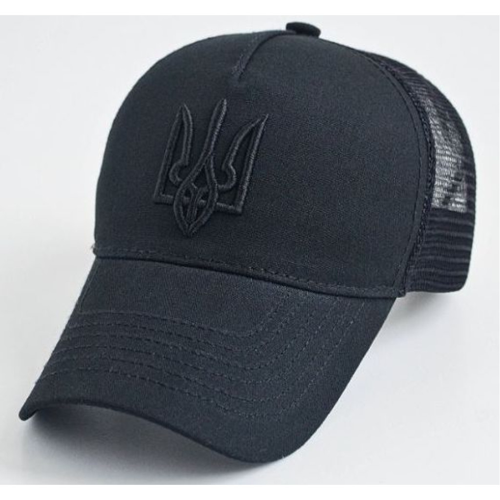 Кепка Сітка Тризуб Black