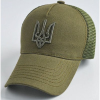 Кепка Сітка Тризуб Olive