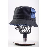 Панама з кишенею Black/Blue