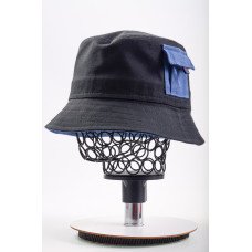 Панама з кишенею Black/Blue