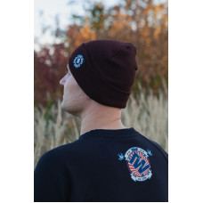 Шапка Fight back Бордова