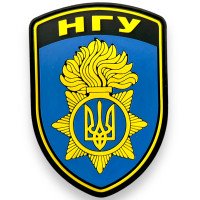 Шеврон ПВХ Щит НГУ Yellow/Blue