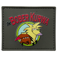 Шеврон ПВХ Bober Kurwa Grey