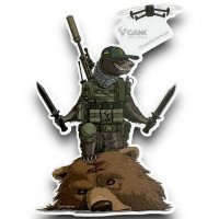Наліпка Медоїд