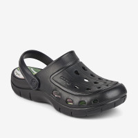 Клоги (сабо) Coqui Jumper Black modern tropical