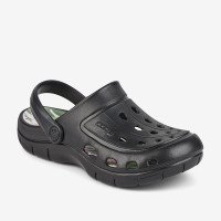 Клоги (сабо) Coqui Jumper Black modern tropical