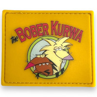 Шеврон ПВХ Bober Kurwa Yellow