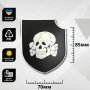 Шеврон ПВХ Щит Totenkopf