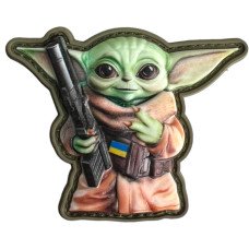 Шеврон ПВХ 3D ҐРОҐУ Йода Olive Шеврон ПВХ 3D ҐРОҐУ Йода Olive