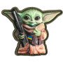 Шеврон ПВХ 3D ҐРОҐУ Йода Olive