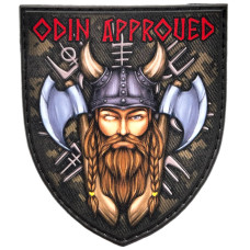 Шеврон ПВХ Щит Odin Approved Шеврон ПВХ Щит Odin Approved