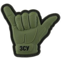 Шеврон ПВХ 3D Shaka olive
