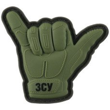 Шеврон ПВХ 3D Shaka olive