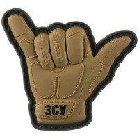 Шеврон ПВХ 3D Shaka coyote