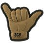 Шеврон ПВХ 3D Shaka coyote