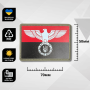 Шеврон ПВХ Орел Тризуб black/Red