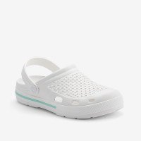 Клоги (сабо) Coqui Lindo  White / White Lt. mint