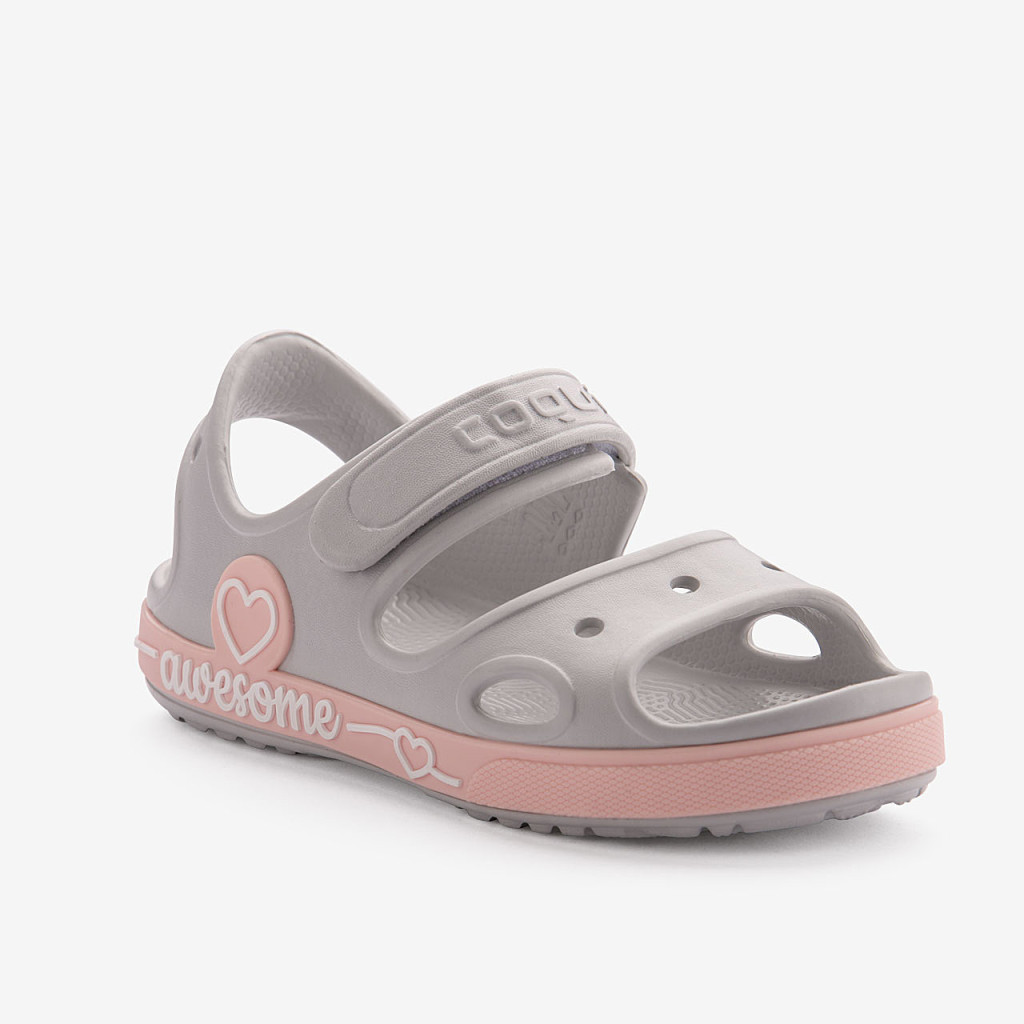 COQUI 8861 Khaki grey/Candy pink
