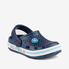 Клоги (сабо) LINDO NAVY/WHITE PRBLM + AMULET