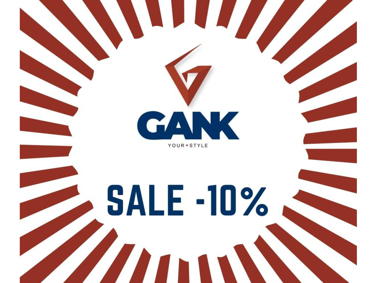 МИ ВІДКРИЛИСЬ. Даруємо -10% знижки на весь асортимент у GANK!